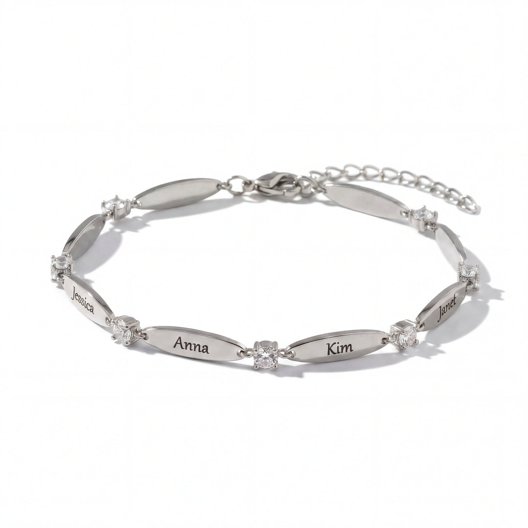 Pulseira Personalizada com Gravação de Nomes