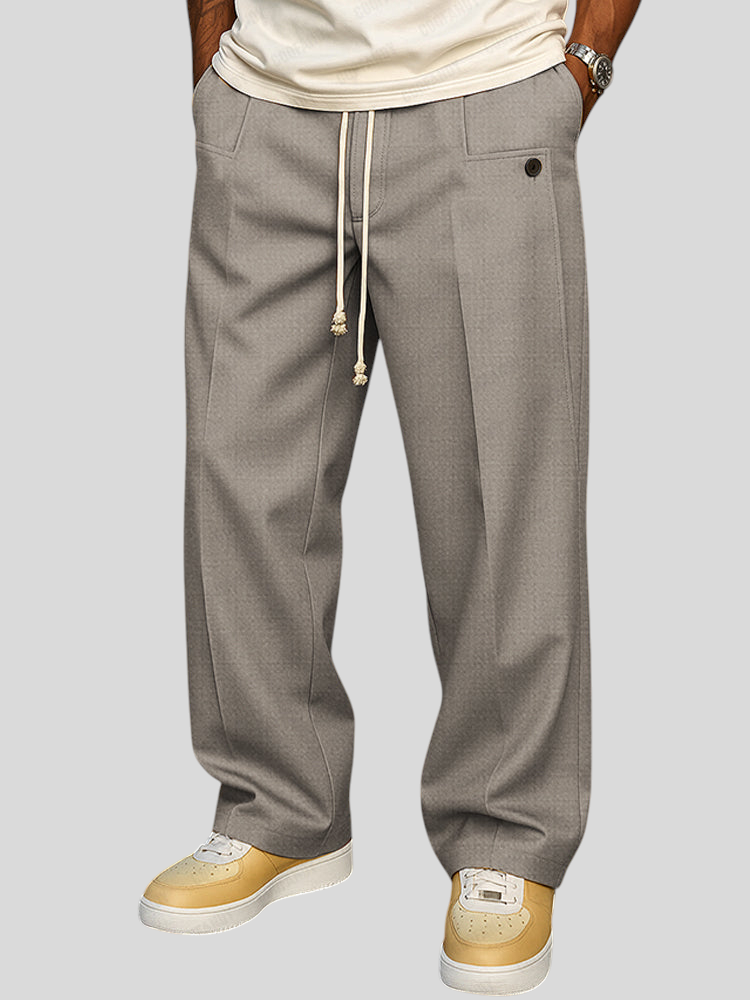 Edgar - Calças Masculinas Elegantes com Corda