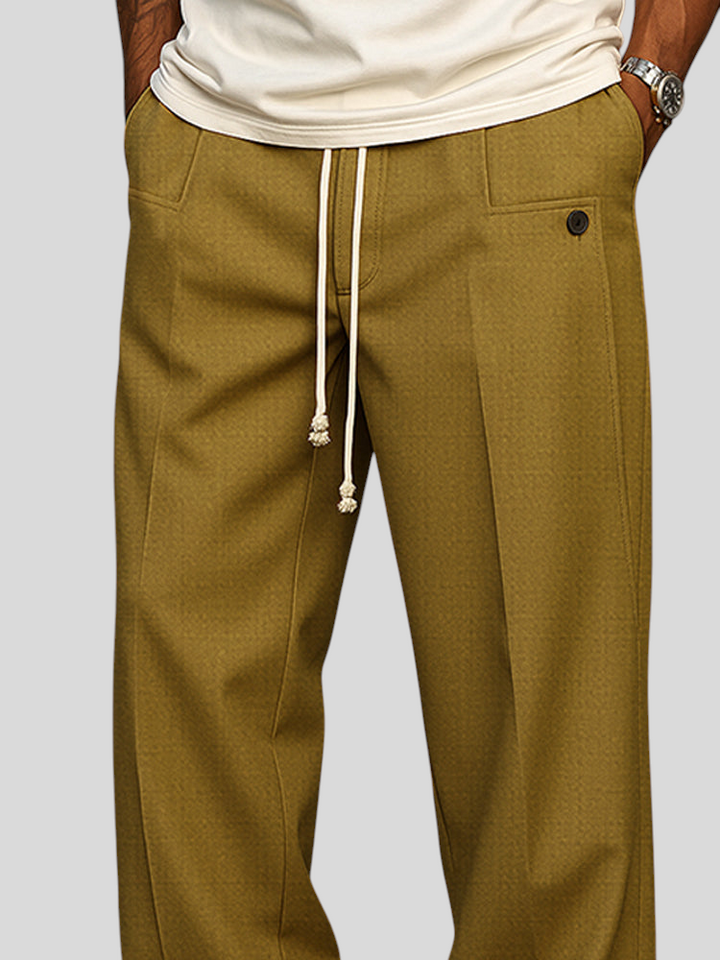 Edgar - Calças Masculinas Elegantes com Corda