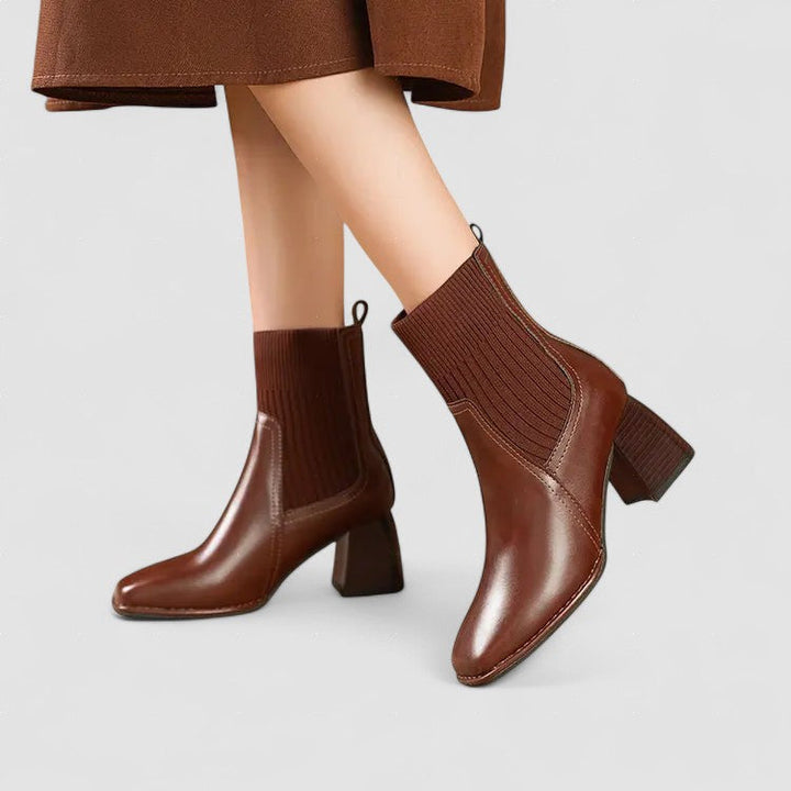 Cátia - Botas com plataforma elegantes