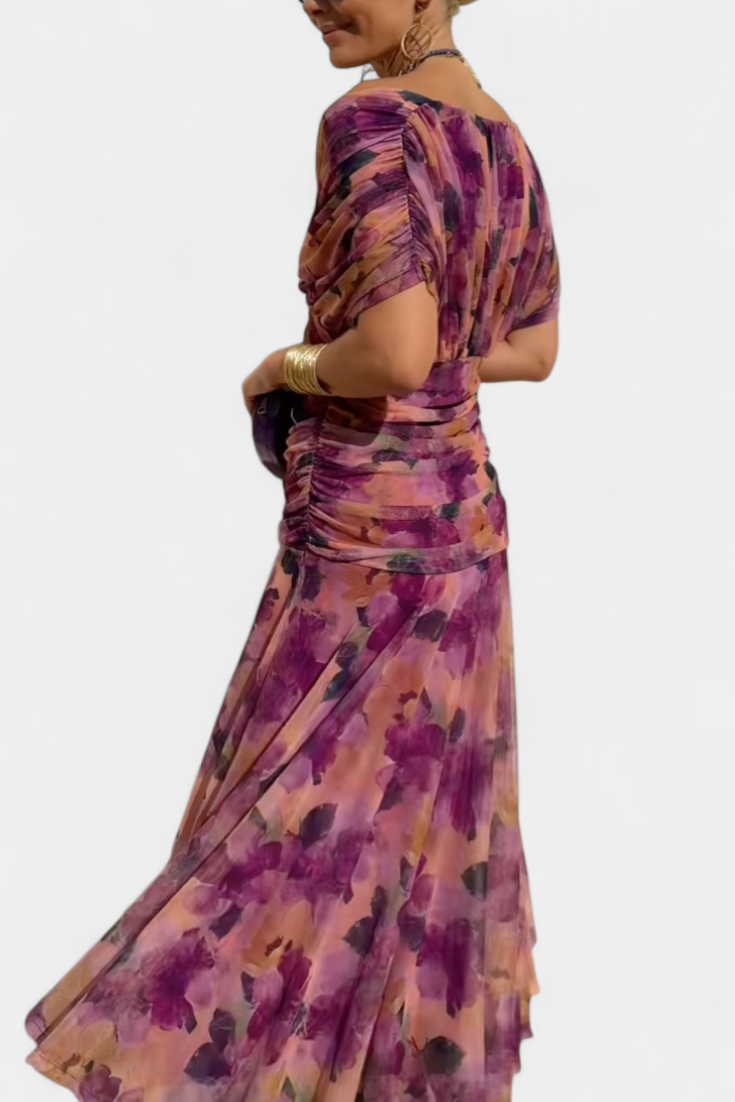 Luana - Vestido elegante com decote em V