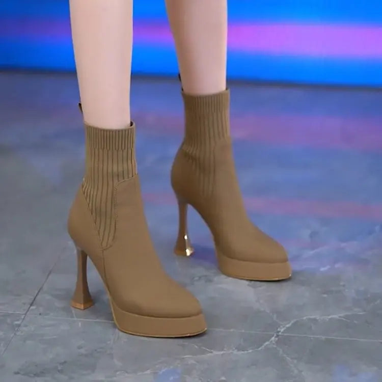 Eugénia - Botas com plataforma, Conforto e Elegância Feminina