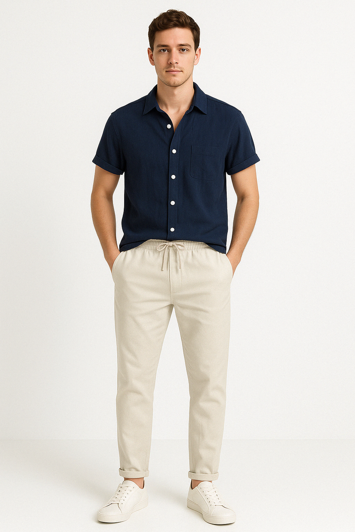 Conjunto de Camisa e Calças - Verão