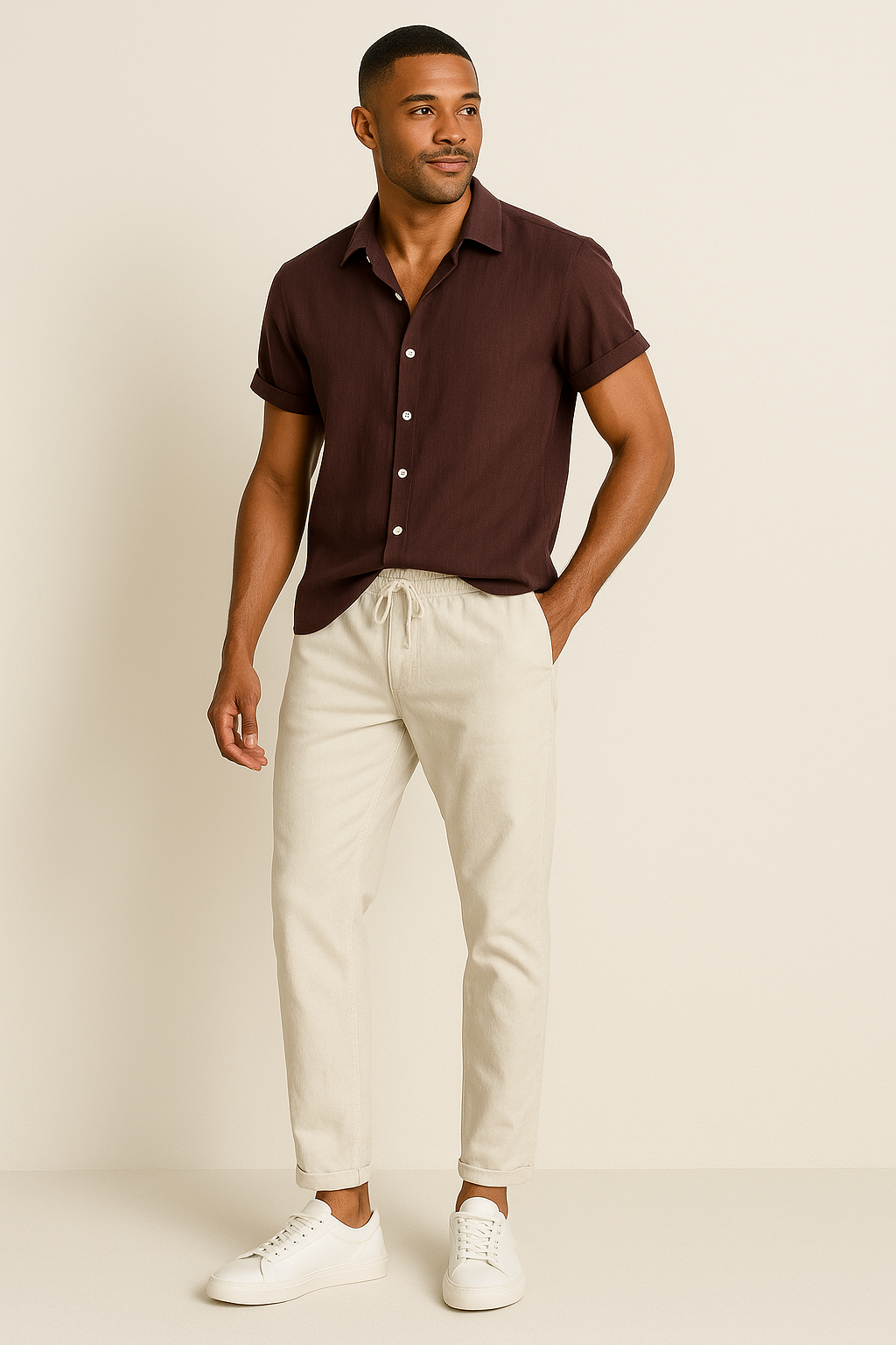 Conjunto de Camisa e Calças - Verão