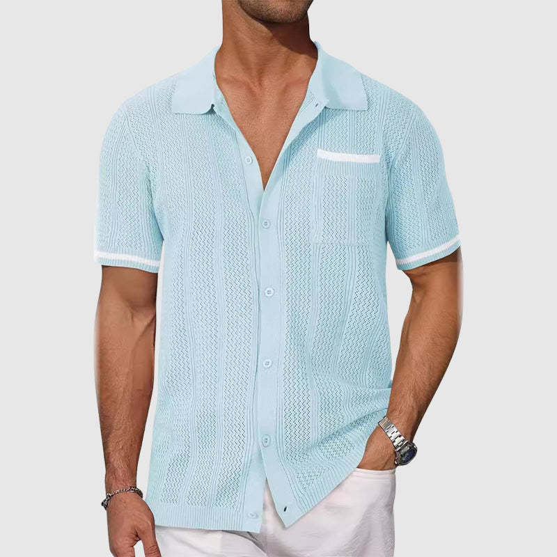 Camisa - Gola Camp Contrastante