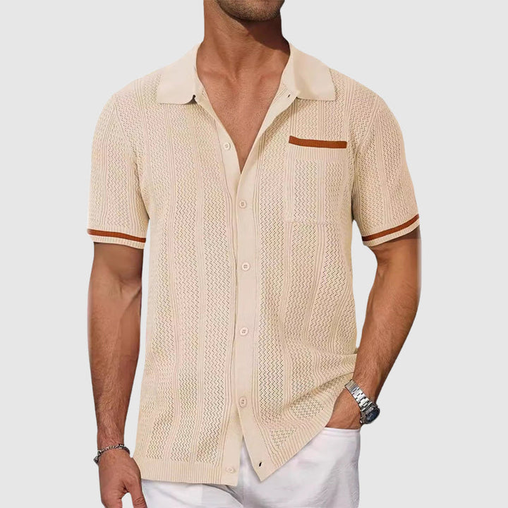 Camisa - Gola Camp Contrastante