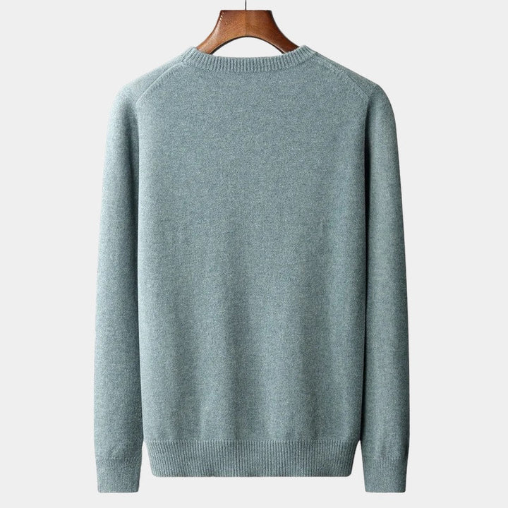 João - Mixed Knit Round Neck Jumper