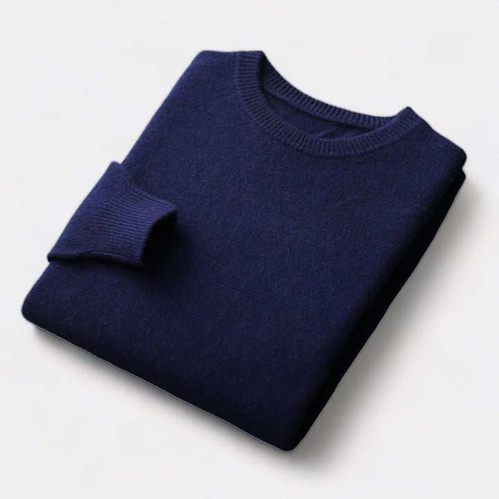João - Mixed Knit Round Neck Jumper