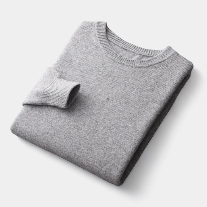 João - Mixed Knit Round Neck Jumper