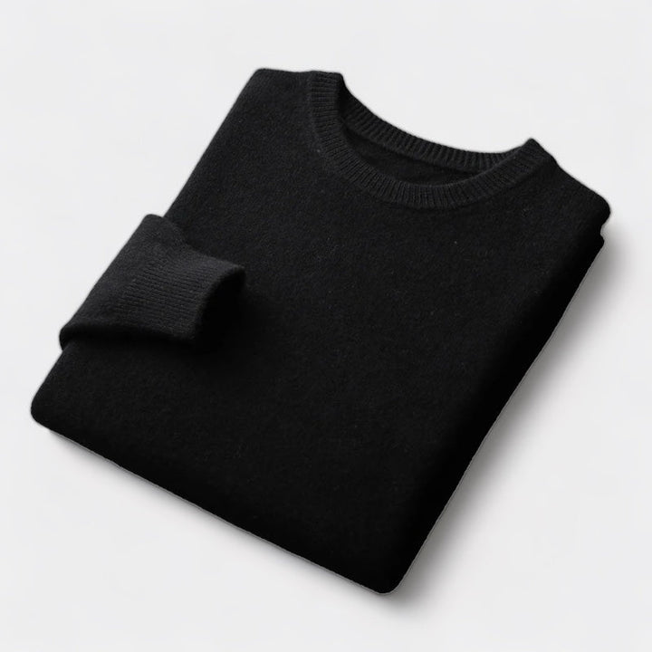 João - Mixed Knit Round Neck Jumper