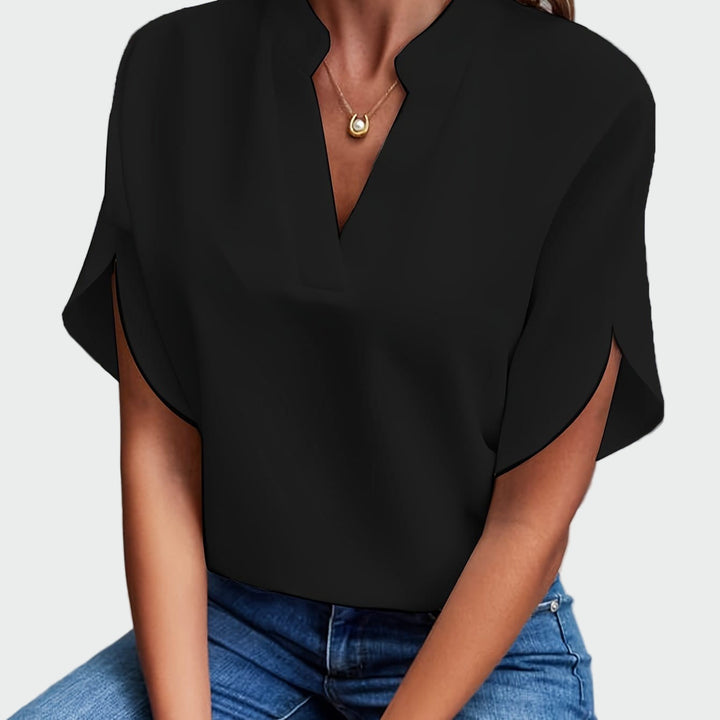 Camisa com estampa drapeada