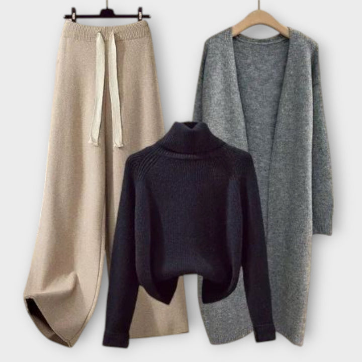 Flair - Conjunto casual de 3 peças