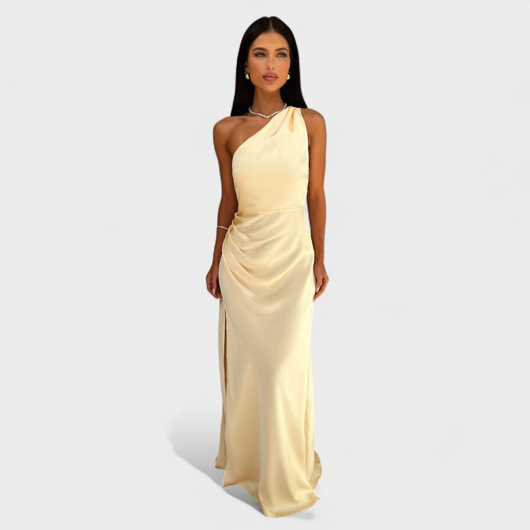 Aurélia - Vestido comprido de cetim