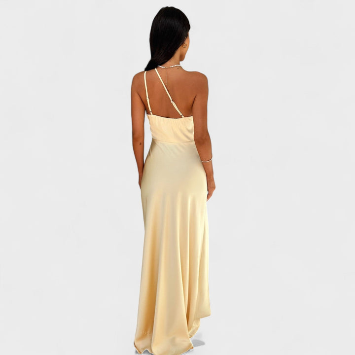 Aurélia - Vestido comprido de cetim