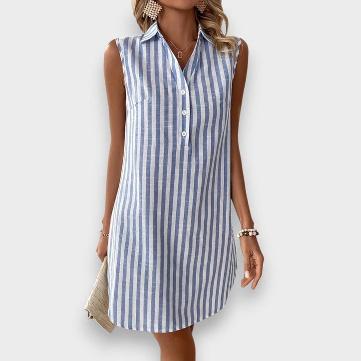 Lúcia - Vestido Camisa Listrado