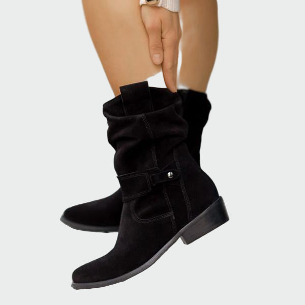 Botas confortáveis até ao tornozelo