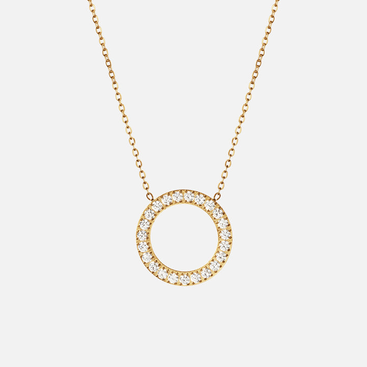 Colar Circle Zirkon