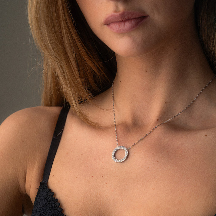 Colar Circle Zirkon