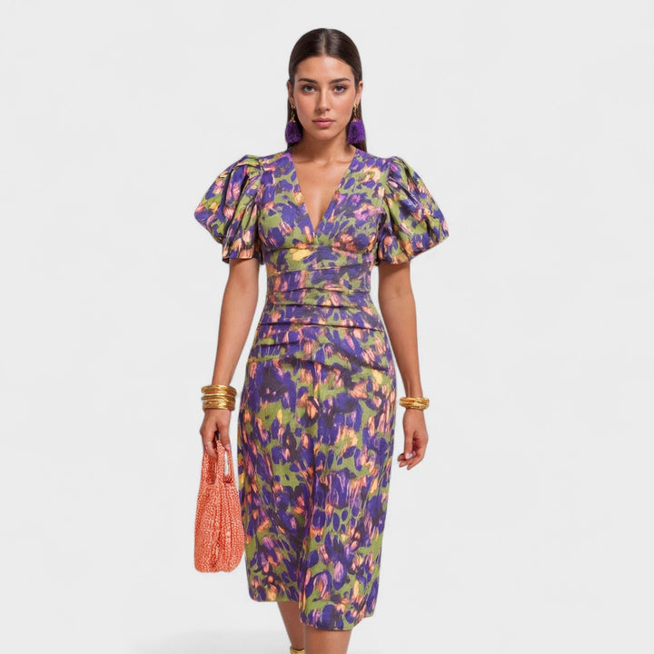 Lília - Vestido Fuego Tropical