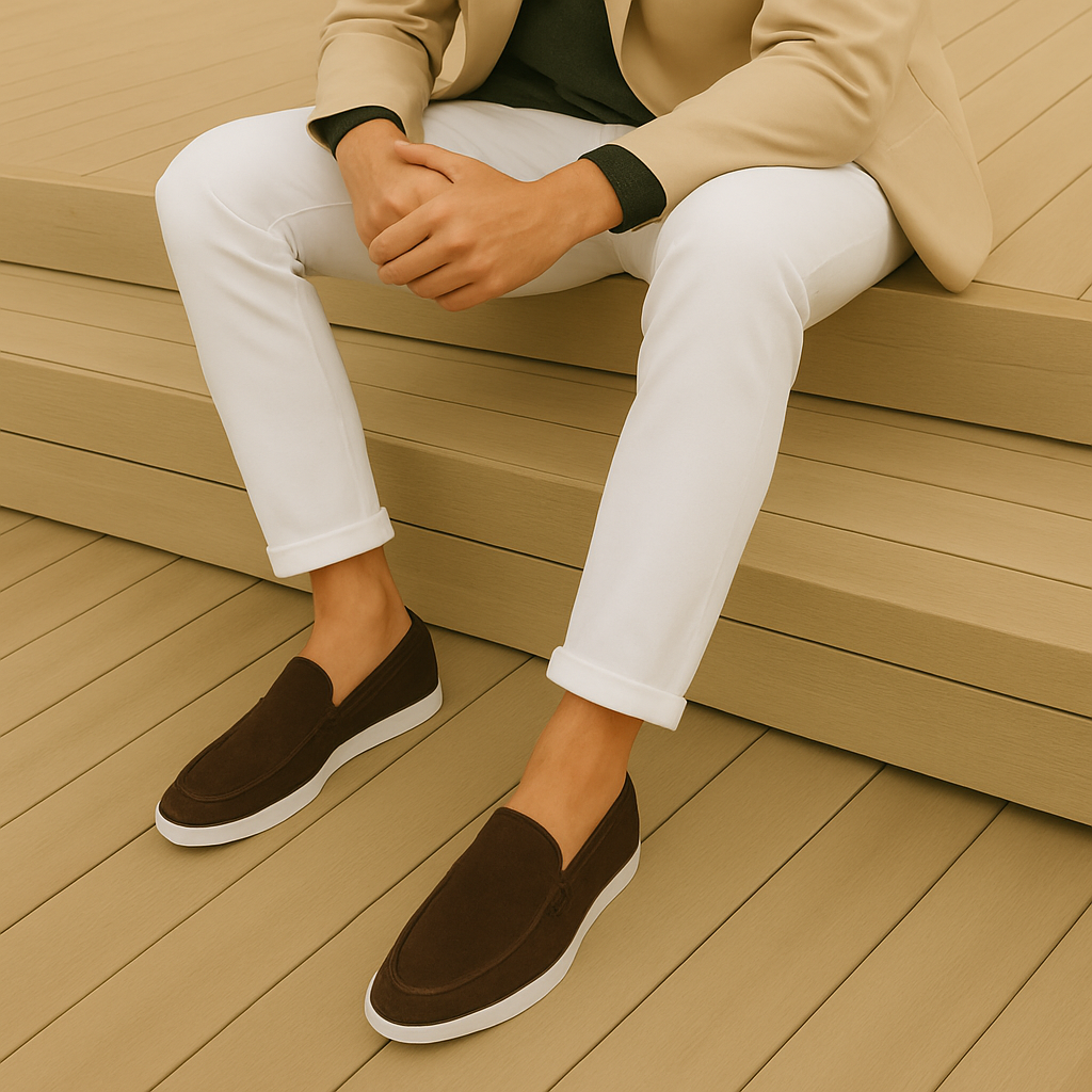 Gustavo - Mocassins em camurça