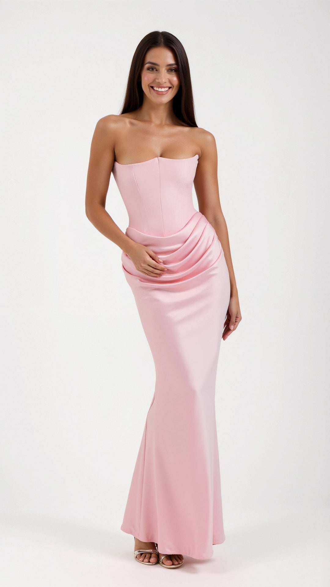 Esmeralda - Vestido comprido com corpete