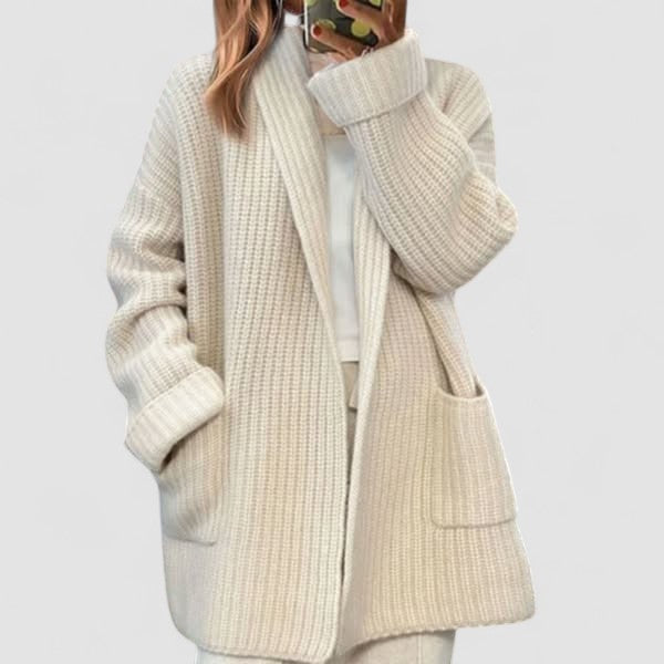 Teresa - Cardigan de Malha com Bolsos