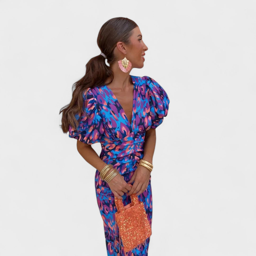 Lília - Vestido Fuego Tropical