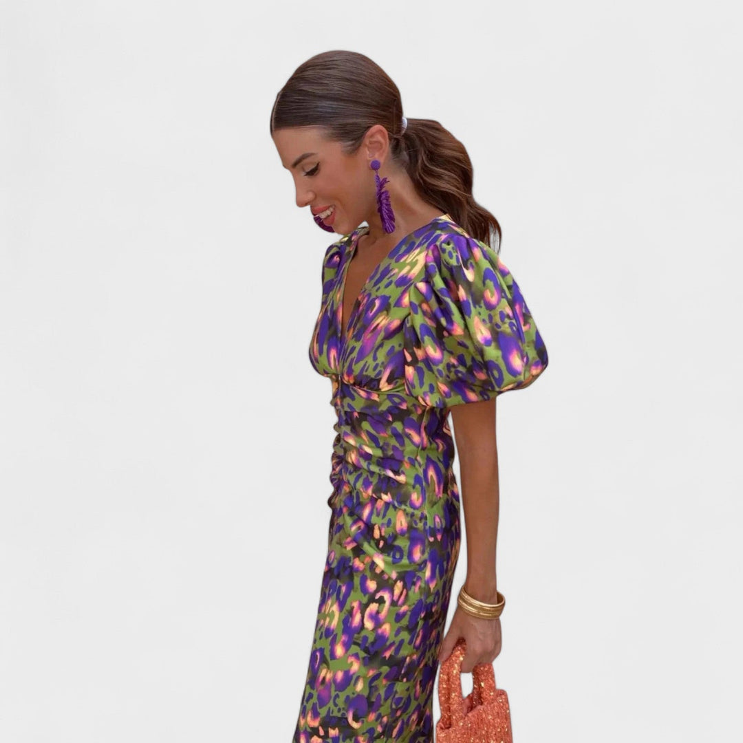 Lília - Vestido Fuego Tropical