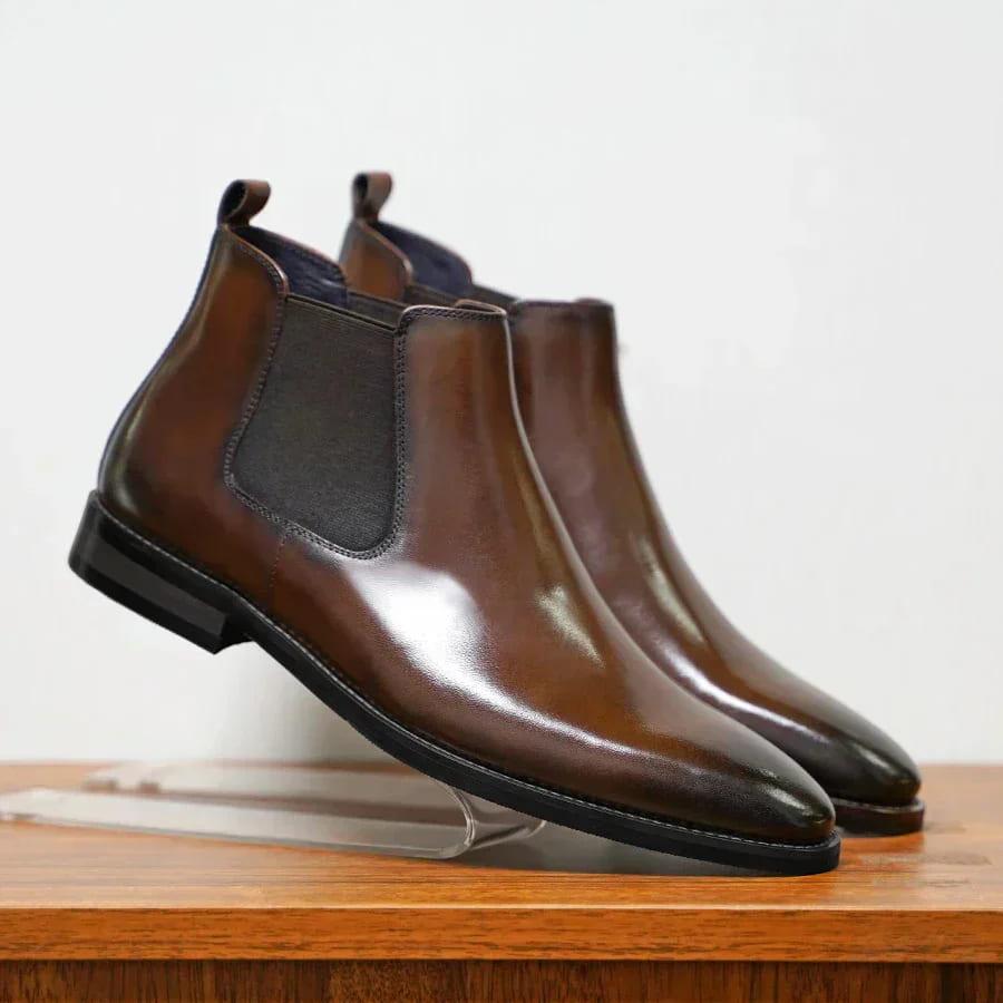Pedro - Botins Chelsea em Couro